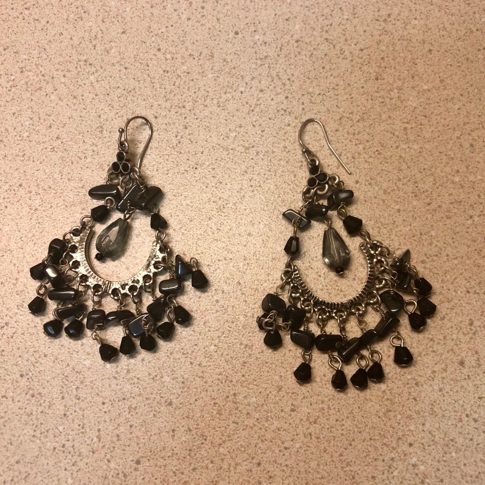 Chandelier beaded earrings!